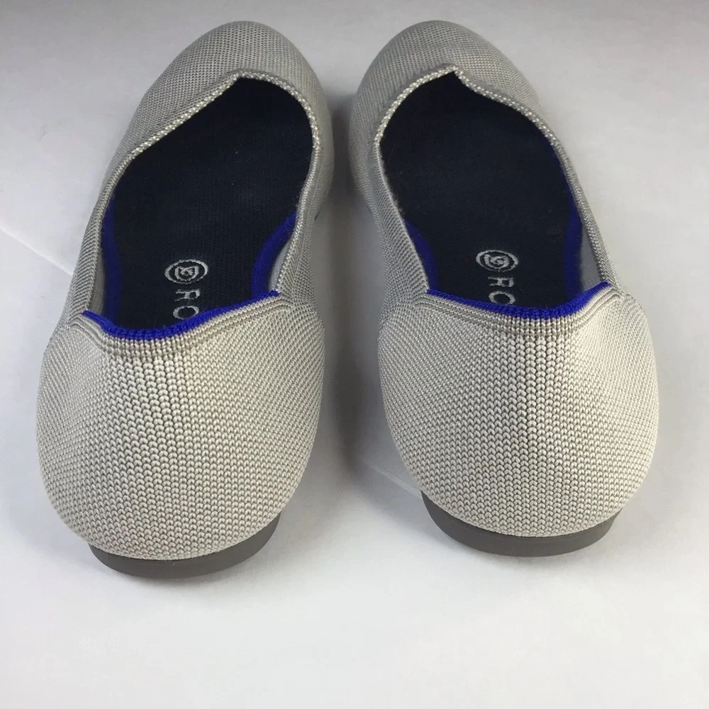 Rothy’s The Flats in Flax Birdseye Size 11. - Picture 4 of 8